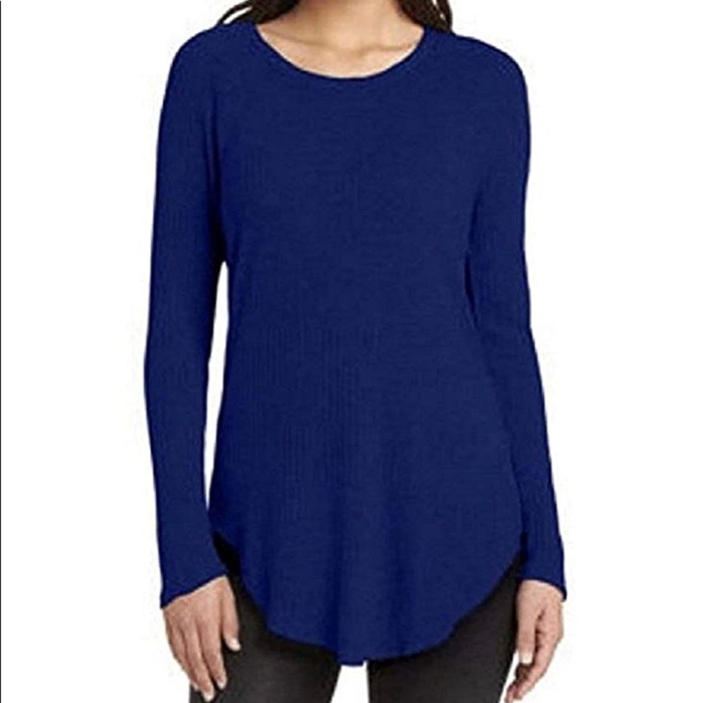 Ladies Medium long sleeve waffle thermal top